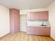 Гарнитур в кухню-гостиную площадью 12 м², состоит из 3-х модулей