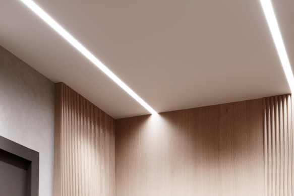 Как подобрать освещение комнаты с натяжным потолком
