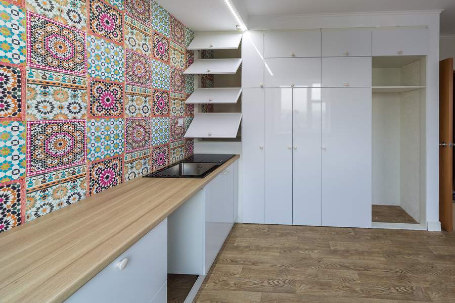 Кухня "Белый глянец"