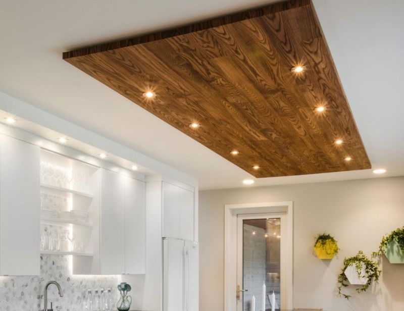 Фотопечать потолка с имитацией дерева Фотопечать потолка с имитацией дерева