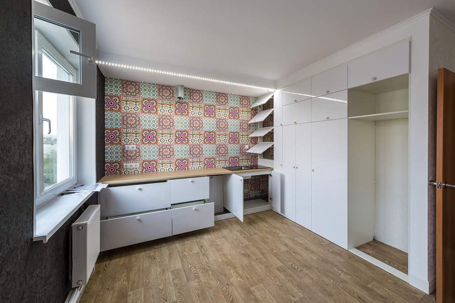 Кухня "Белый глянец"